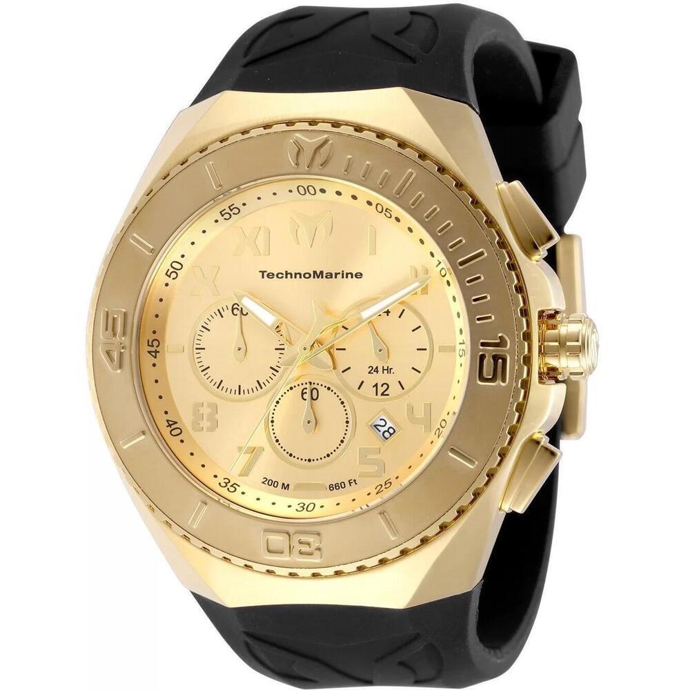 NWT TechnoMarine TM-225005 Manta | Quartz | Gold | Men's Watch